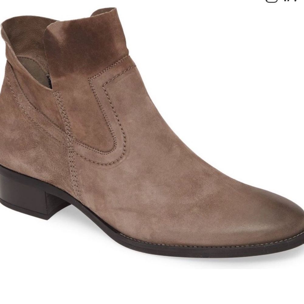 Paul Green Boston Bootie Mineral Soft Nubuck Leather Ankle Boots size 6